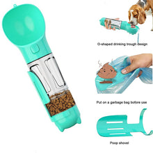 Load image into Gallery viewer, Portable Dog Water Bottle Drinking Bowls for Dog Cat Food Water Dispenser 3 In 1 Leak-proof Outdoor Dog Waterer Pet Accessories