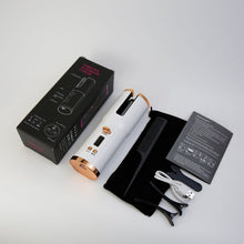 Load image into Gallery viewer, Automatic Wireless Hair Curler Cordless Rotating USB Rechargeable Curling Iron Display Temperature Adjustable Hair Curler