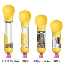 Load image into Gallery viewer, Portable Dog Water Bottle Drinking Bowls for Dog Cat Food Water Dispenser 3 In 1 Leak-proof Outdoor Dog Waterer Pet Accessories