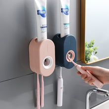 Load image into Gallery viewer, Automatic Toothpaste Squeezer Toothpaste Dispenser Toothbrush Holder Dental Cream Rack for Home Bathroom Tools Dropshipping