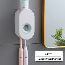 Load image into Gallery viewer, Automatic Toothpaste Squeezer Toothpaste Dispenser Toothbrush Holder Dental Cream Rack for Home Bathroom Tools Dropshipping