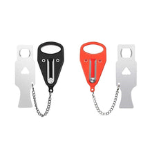Load image into Gallery viewer, Portable Door Lock Safety Latch Metal Lock Home Room Hotel Anti Theft Security Lock Travel Accommodation Door Safety Loc
