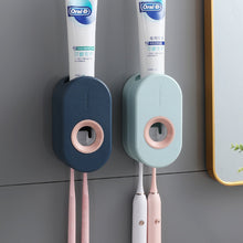 Load image into Gallery viewer, Automatic Toothpaste Squeezer Toothpaste Dispenser Toothbrush Holder Dental Cream Rack for Home Bathroom Tools Dropshipping