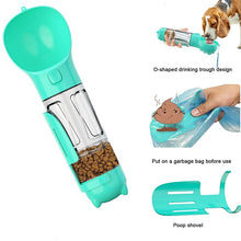 Load image into Gallery viewer, Portable Dog Water Bottle Drinking Bowls for Dog Cat Food Water Dispenser 3 In 1 Leak-proof Outdoor Dog Waterer Pet Accessories
