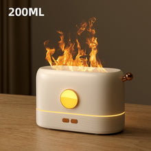 Load image into Gallery viewer, 360ml Volcanic Flame Aroma Diffuser Essential Oil USB Portable Air Humidifier with Smoke Ring Night Light Lamp Fragrance
