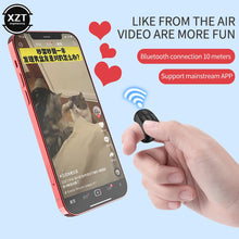 Load image into Gallery viewer, Wireless Bluetooth Mobile Selfie Lazy Artifac Photo Turn Page Controller Tiktok Remote Control Ring Controller
