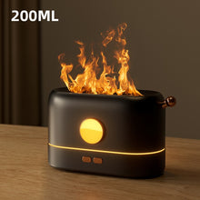 Load image into Gallery viewer, 360ml Volcanic Flame Aroma Diffuser Essential Oil USB Portable Air Humidifier with Smoke Ring Night Light Lamp Fragrance
