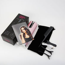 Load image into Gallery viewer, Automatic Wireless Hair Curler Cordless Rotating USB Rechargeable Curling Iron Display Temperature Adjustable Hair Curler
