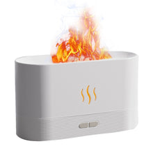 Load image into Gallery viewer, 360ml Volcanic Flame Aroma Diffuser Essential Oil USB Portable Air Humidifier with Smoke Ring Night Light Lamp Fragrance
