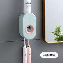 Load image into Gallery viewer, Automatic Toothpaste Squeezer Toothpaste Dispenser Toothbrush Holder Dental Cream Rack for Home Bathroom Tools Dropshipping
