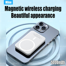 Load image into Gallery viewer, 10000mAh Macsafe Powerbank Magnetic Wireless Power Bank Mobile Phone External Portable Battery For iphone 13 12 Pro Max Charger
