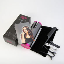 Load image into Gallery viewer, Automatic Wireless Hair Curler Cordless Rotating USB Rechargeable Curling Iron Display Temperature Adjustable Hair Curler
