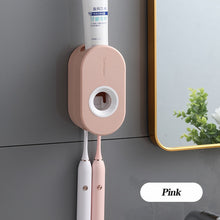 Load image into Gallery viewer, Automatic Toothpaste Squeezer Toothpaste Dispenser Toothbrush Holder Dental Cream Rack for Home Bathroom Tools Dropshipping
