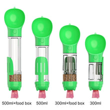 Load image into Gallery viewer, Portable Dog Water Bottle Drinking Bowls for Dog Cat Food Water Dispenser 3 In 1 Leak-proof Outdoor Dog Waterer Pet Accessories
