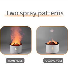 Load image into Gallery viewer, 360ml Volcanic Flame Aroma Diffuser Essential Oil USB Portable Air Humidifier with Smoke Ring Night Light Lamp Fragrance
