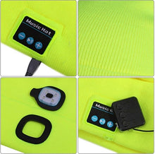 Load image into Gallery viewer, NEW 2021 Bluetooth Beanie Hat With LED
