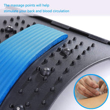 Load image into Gallery viewer, Back Stretcher Magnetotherapy Massage Tools Stretch Fitness Lumbar Support Relaxation Spine Pain Relief
