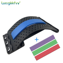 Load image into Gallery viewer, Back Stretcher Magnetotherapy Massage Tools Stretch Fitness Lumbar Support Relaxation Spine Pain Relief

