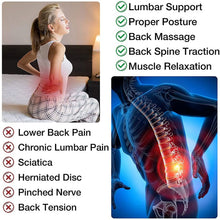 Load image into Gallery viewer, Back Stretcher Magnetotherapy Massage Tools Stretch Fitness Lumbar Support Relaxation Spine Pain Relief
