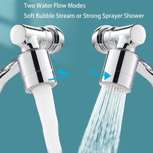 Load image into Gallery viewer, Universal 1080°Rotation Faucet Extender Spray Head Anti Splash Filter Plastic Kitchen Faucet Water Saving Nozzle Sprayer
