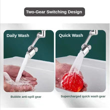 Load image into Gallery viewer, Universal 1080°Rotation Faucet Extender Spray Head Anti Splash Filter Plastic Kitchen Faucet Water Saving Nozzle Sprayer
