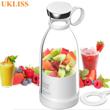 Load image into Gallery viewer, Personal Size Blender Quick Juicing Portable Blender Rechargeable Juice Cup for Smoothie Mini Handheld Fruit Mixer
