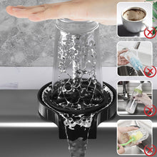 Load image into Gallery viewer, Faucet Glass Rinser Kitchen Sink Strong Pressure Automatic Cup Washer Bar Glass Rinser Coffee Pitcher Wash Kitchen Accessories
