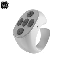 Load image into Gallery viewer, Wireless Bluetooth Mobile Selfie Lazy Artifac Photo Turn Page Controller Tiktok Remote Control Ring Controller

