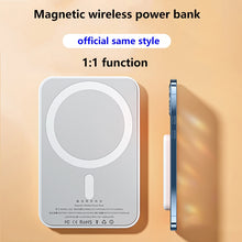 Load image into Gallery viewer, 10000mAh Macsafe Powerbank Magnetic Wireless Power Bank Mobile Phone External Portable Battery For iphone 13 12 Pro Max Charger
