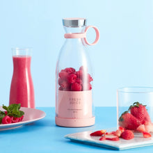 Load image into Gallery viewer, Personal Size Blender Quick Juicing Portable Blender Rechargeable Juice Cup for Smoothie Mini Handheld Fruit Mixer

