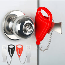 Load image into Gallery viewer, Portable Door Lock Safety Latch Metal Lock Home Room Hotel Anti Theft Security Lock Travel Accommodation Door Safety Loc
