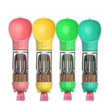 Load image into Gallery viewer, Portable Dog Water Bottle Drinking Bowls for Dog Cat Food Water Dispenser 3 In 1 Leak-proof Outdoor Dog Waterer Pet Accessories
